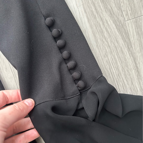 Black tight dress with button sleeves by Calvin Klein NWT - Picture 9 of 12